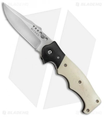CRKT The Natural 2 Spring Assisted Knife White Bone & G-10 (3.25" Plain) 7080 1 CRKT The Natural 2 Spring Assisted Knife White Bone & G-10 (3.25" Plain) 7080