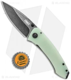 CRKT Tuna Frame Lock Blade HQ Exclusive Knife Natural G-10 (3.25" Smokewash D2) -CRKT Knives Store CRKT Tuna FL Natural G 10 Smokewash 2520JKD2 BHQ 114002 jr bottlecap