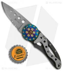 CRKT Van Hoy Snap Fire Folding Knife (2.3" Bead Blast Serr) 5011 -CRKT Knives Store CRKT Van Noy Snap Fire BB Serr 5011 BHQ 68533 jr bottlecap
