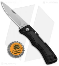 CRKT Wrangler Lockback Knife Black Zytel (2.6" Bead Blast) 6401 -CRKT Knives Store CRKT Wrangler LB Black Zytel BB 6401 BHQ 87728 jr bottlecap