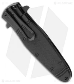 CRKT Bombastic Frame Lock Knife Black GFN (3.3" Black Serr) K345KKS 5 CRKT Bombastic Frame Lock Knife Black GFN (3.3" Black Serr) K345KKS -CRKT Knives Store CRKT bombastic black serr K345KKS BHQ 51847 er side