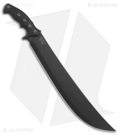 CRKT Onion ChanceInHell Machete Fixed Blade Knife (16" Black) K916KKP -CRKT Knives Store CRKT chanceinhell machete 16in K916KKP BHQ 51844 er side