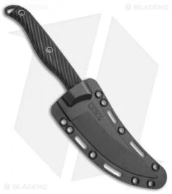 CRKT Clever Girl Fixed Blade Knife G-10 (4.5" Black) 2709 -CRKT Knives Store CRKT clever girl G10 black 2709 BHQ 34376 er spine