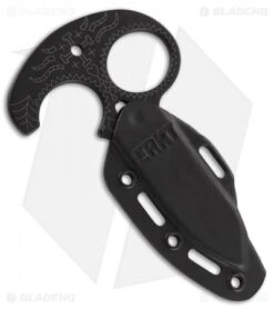 CRKT Tecpatl "Forged By War" Fixed Blade Push Dagger (3.3" Black) 2261 -CRKT Knives Store CRKT tecpatl 2261 BHQ 51820 er sheath