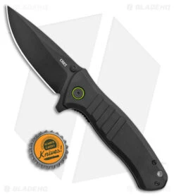 CRKT Schwarz Dextro Liner Lock Knife Black G10 (3.18" Black) -CRKT Knives Store CRKt Schwarz Dextro LL Black Black BHQ 178674 jr bottlecap