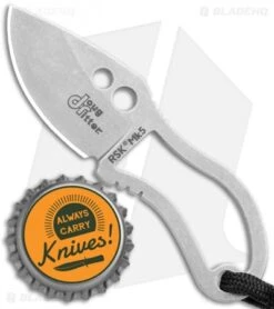 CRKT Doug Ritter RSK Mk5 Survival Fixed Blade Knife (1.8" Stonewash) DRMK5 -CRKT Knives Store Doug Ritter RSK MK5 BHQ 121202 jr bottlecap