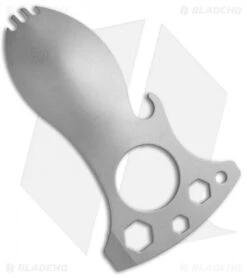CRKT Eat'N Tool Titanium (Silver) 9100TI -CRKT Knives Store EatN Tool 9100TI BHQ 50102 jr back