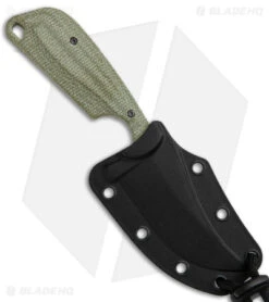 Flytanium Green Micarta + CRKT Folts Minimalist Persian Black (2.25" Satin) -CRKT Knives Store Flytanium Green Micarta CRKT Folts Minimalist Persian Satin BHQ 174900 jr sheath