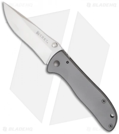 CRKT Drifter Frame Lock Knife Stainless Steel (2.875" Satin) 6450S 1 CRKT Drifter Frame Lock Knife Stainless Steel (2.875" Satin) 6450S