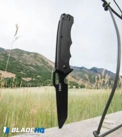 CRKT Septimo "Forged By War" Liner Lock Knife Black (3.62" Black) 7050 -CRKT Knives Store crkt Septimo 7050 BHQ 71243 dl