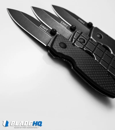 CRKT Burnley Squid Frame Lock Knife (2.25" Black SW) 2490KS 3 CRKT Burnley Squid Frame Lock Knife (2.25" Black SW) 2490KS - Image 3
