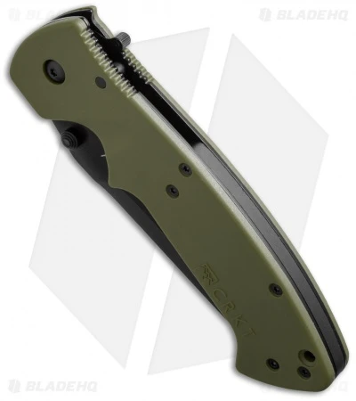 CRKT Crawford Kasper Liner Lock Knife OD Green Zytel (3.75" Black) 6773KOD 2 CRKT Crawford Kasper Liner Lock Knife OD Green Zytel (3.75" Black) 6773KOD - Image 2