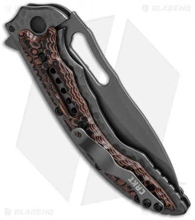 CRKT Ikoma Fossil Small Frame Lock Knife (3.41" Gray Serr) 5461 2 CRKT Ikoma Fossil Small Frame Lock Knife (3.41" Gray Serr) 5461 - Image 2