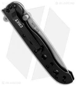 CRKT Carson M16-10S Tanto Flipper Knife + Bottle Opener (3" Bead Blast Serr) -CRKT Knives Store crkt m16 10s side cm