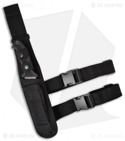 CRKT M60-16NK SOTFB Large Fixed Blade Tanto Knife (6.13" Black Serr) 2 CRKT M60-16NK SOTFB Large Fixed Blade Tanto Knife (6.13" Black Serr) - Image 2