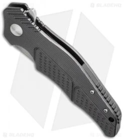 CRKT Ken Onion Outrage Liner Lock Knife Gray Aluminum (3.25" Satin) K320GXP 5 CRKT Ken Onion Outrage Liner Lock Knife Gray Aluminum (3.25" Satin) K320GXP -CRKT Knives Store crkt outrage k320gxp bottom cm