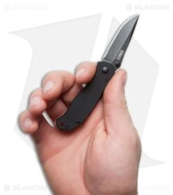 CRKT Pazoda Compact Frame Lock Knife Black G-10 (2.1" Black) 6440KS -CRKT Knives Store crkt pazoda g10 sw 6440ks hand cm