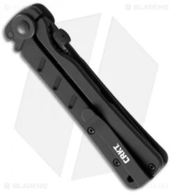 CRKT Shizuka Noh Ken Frame Lock Knife G-10 (3.75" Black) 2926 -CRKT Knives Store crkt shizuka noh ken feature 2926 side