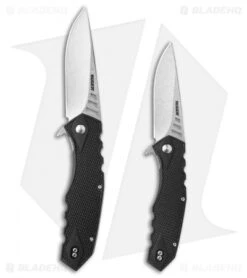 CRKT Ruger Knives Follow-Through Flipper Knife (3.75" Stonewash) R1701 -CRKT Knives Store ruger knives r1701 size cm